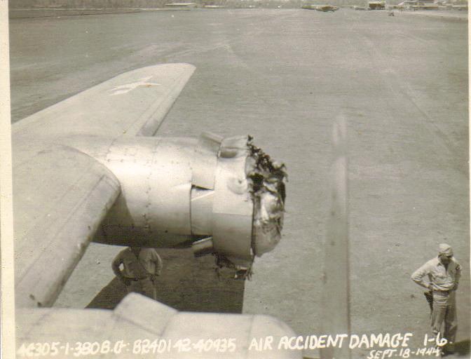 QUEER DEER Sept 18 1944 crash photo