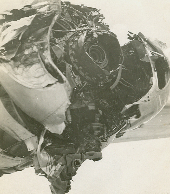 Queer Deer crash photo Sept 18 1944