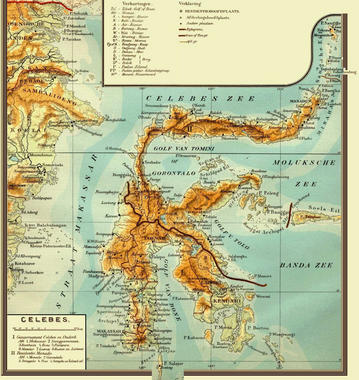 Celebes map