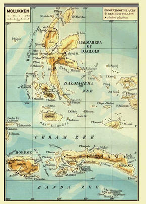 Moluccas map
