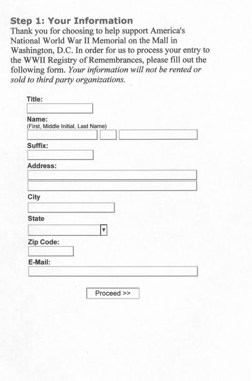 Registry Process Form 2