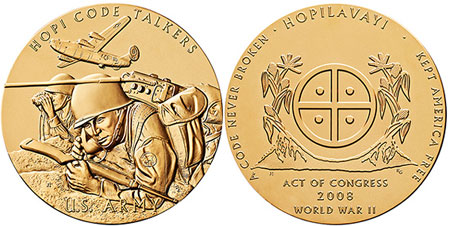Hopi Code Talker Congressional Gold  Medal
