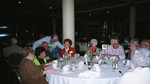 Get acquainted dinner, 11/9/00: Table 16