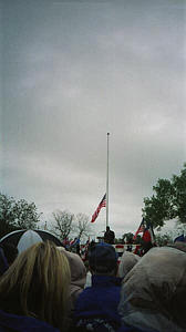 Fort Sam Houston, 11/11/00: Flag at Half-Mast